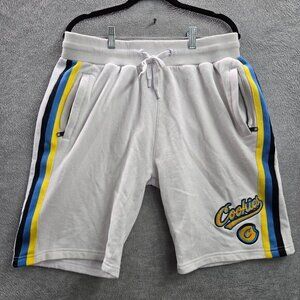 Cookies Men Activewear Shorts L White Logo C Embroidery Sweat‎